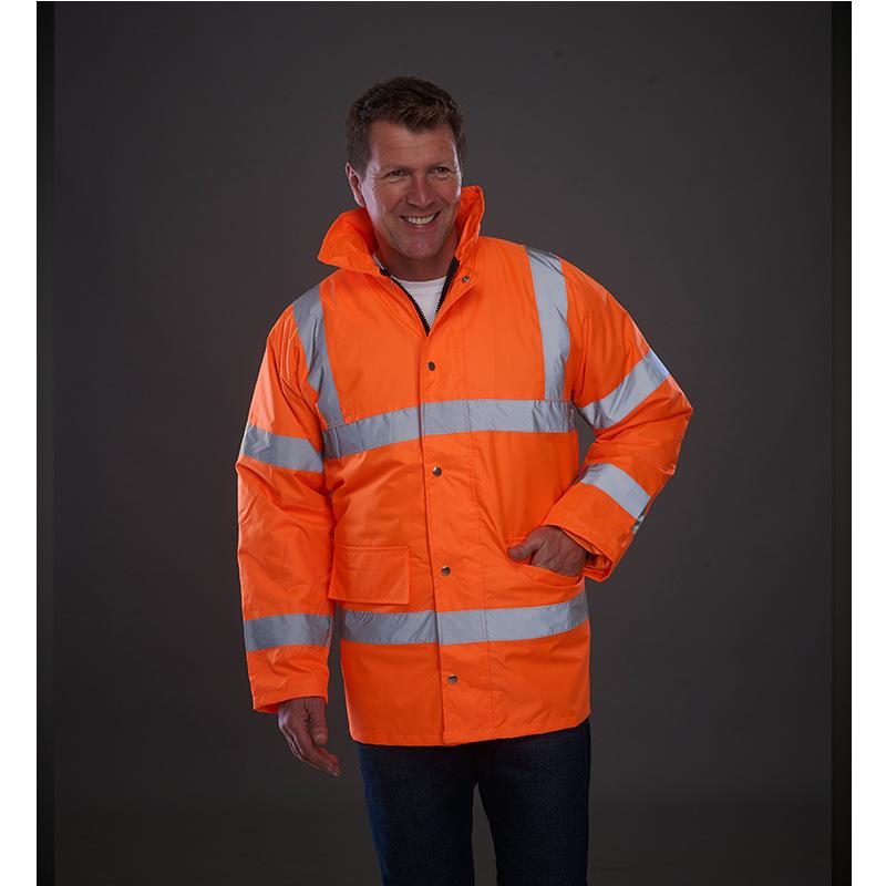 Custom Waterproof Reflective Safety Jacket for Autumn and Winter
