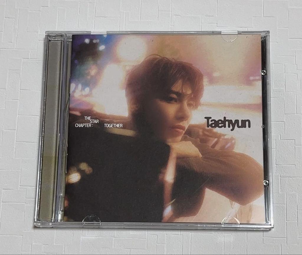 [Б/У] txt The Star Chapter Тэхён торговая карта в комплекте