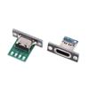 Разъем Зарядки USB Type C Розетка Коннектор 2-контактный 2P 4P Водонепроницаемый Разъем на Плате с Пайкой Разъем Мама