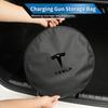 PAJL2 EV Car Valve Charging Cable Storage Box Electric Vehicle Charger Cables Carry Bag For Tesla Model 3 Y S X 2021 Roadster