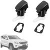 2 шт. 68260443AA Форсунки омывателя лобового стекла Совместимы с Jeep Grand Cherokee WK2 WL 2011-, Аксессуары омывателя Jeep Grand Cherokee Заменяет 55372143AB