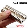15x4-4mm Super Strong Neodymium Magnet N35 NdfeB Permanent Magnetic imanes Round With Holes Powerful Magnets Refrigerator Magnet