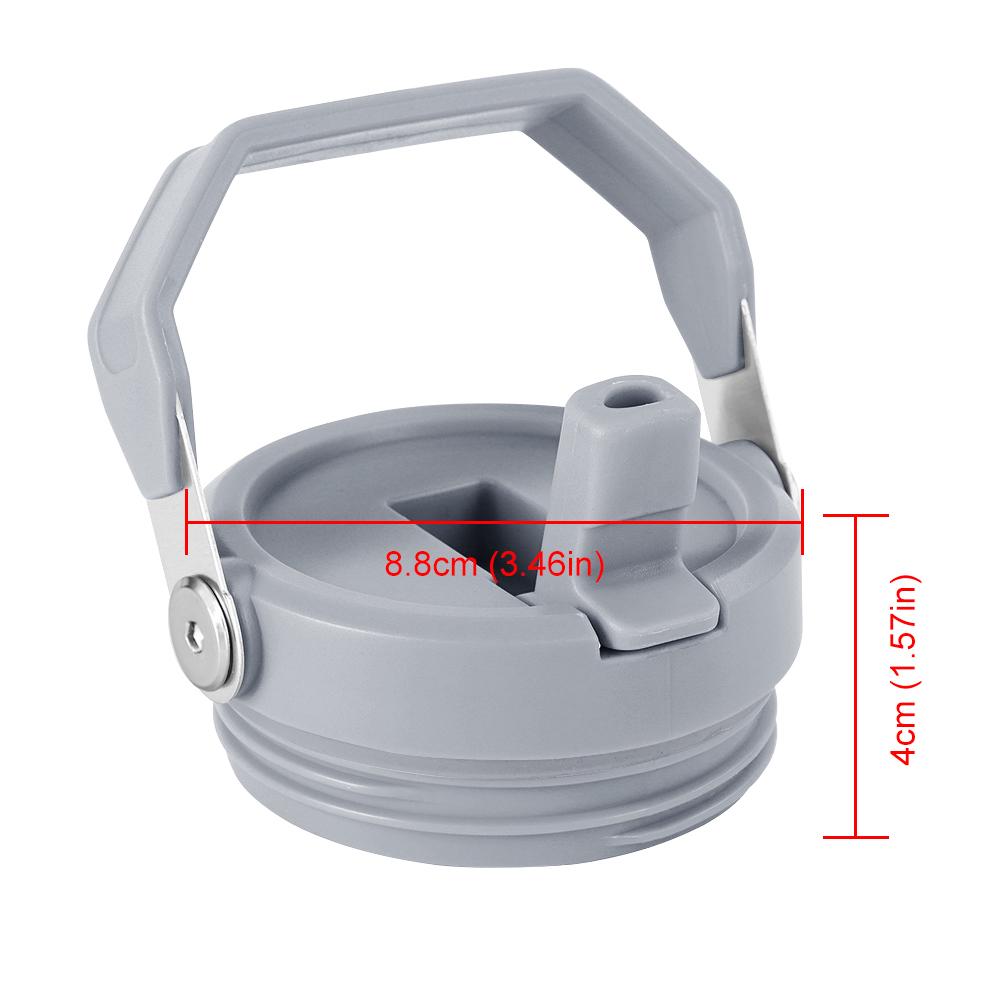 2-1 шт. Крышка-соломинка для тамблера с ручкой для стакана для воды Stanle y 20/30/40 унций, сменные крышки, откидная крышка для тамблера, аксессуары для кружки для воды