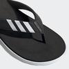 adidas Удобные шлепанцы Черный как ночь Белый как облако