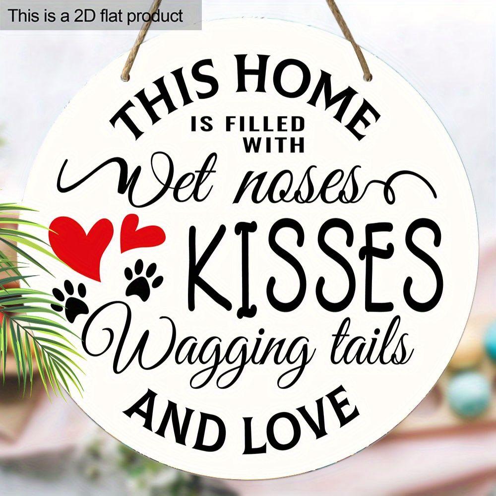 2D Flat Hanging Decorative Signs, Interior Wall or Door Decoration, Garden Decoration, Interesting Gifts for Family and Friends