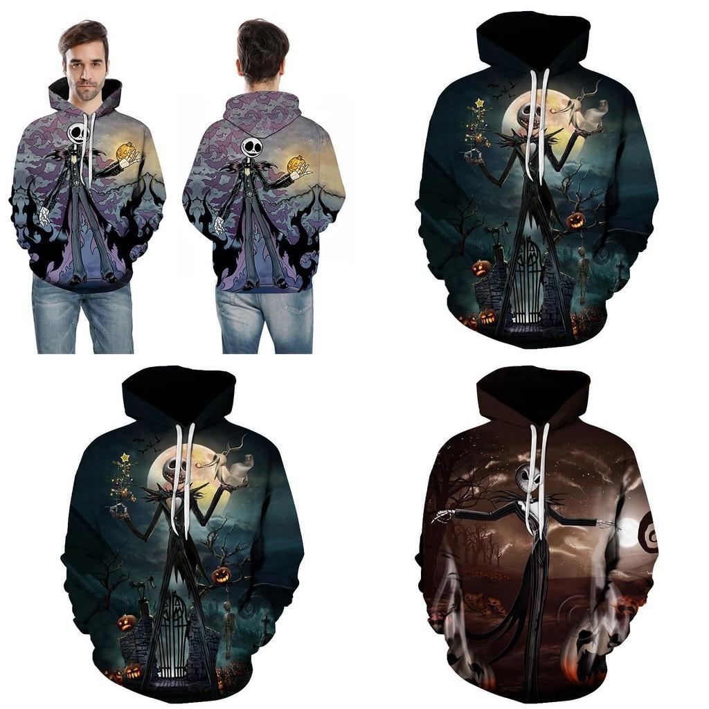 Худи пуловер «Кошмар перед Рождеством» с дизайном Джека и Салли