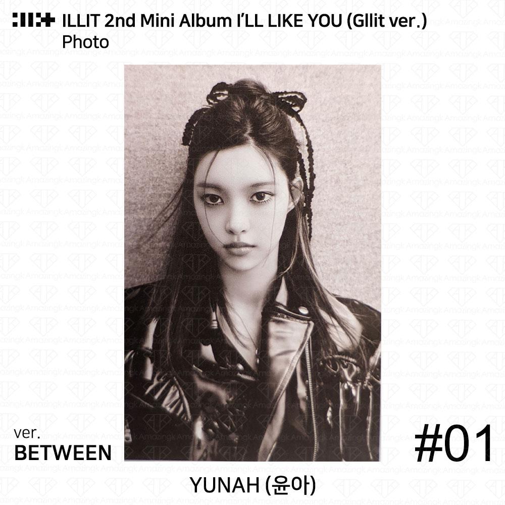 ILLIT 2-й мини-альбом I'LL LAKE YOU Gllit Ver To с фотокарточкой Between Photocard Photo