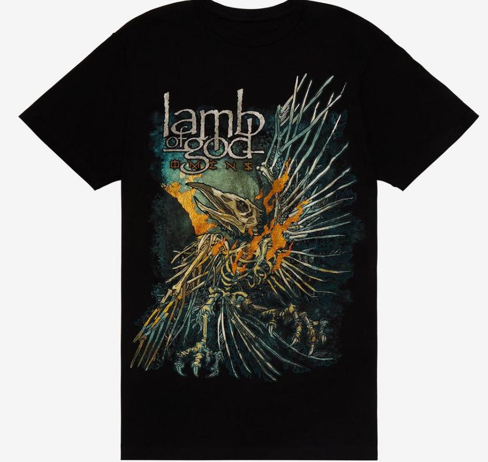 New Rare Lamb Of God Omens shirt all size Black Men C034 Unisex T-Shirt