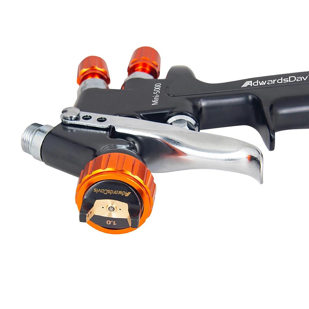 Мини-краскопульт HVLP 5000 0,8/1,0 мм стальное сопло гравитационный краскопульт набор для DIY покраски портативный краскопульт для покраски автомобилей и ремонта мебели