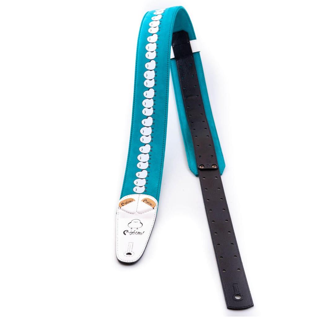 STRAPS 6cm SHIMAENAGA GYUGYU RightOn! Guitar/Bass Strap, Wide, 100-150cm,