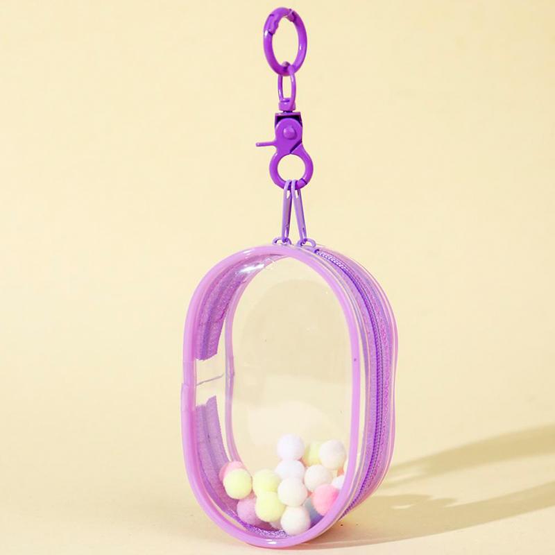 Коробка для хранения ювелирных изделий Прозрачная сумка для хранения Таинственная шкатулка Сумка-брелок Коробка для хранения Утолщенный кошелек Милая кукольная витрина Уличная сумка