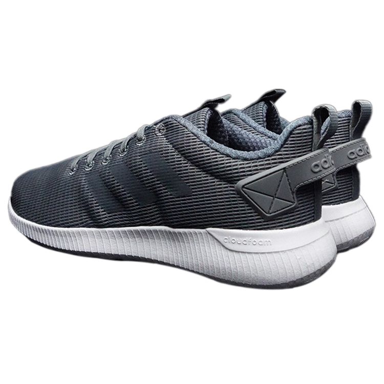 Adidas Neo Lite Racer Удобные Универсальные Амортизирующие Низкие Повседневные Кроссовки Унисекс Серые FW9708
