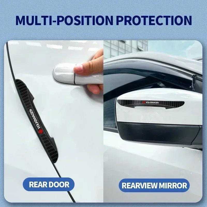 New New Car Door Anti-collision Bumper Strip Trim Protector Stickers For Volkswagen VW Golf Polo Tiguan Jetta Touran Passat B