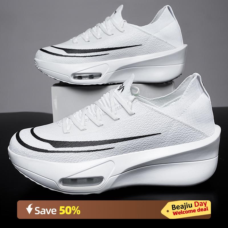 Кроссовки для бега Marathon Air Cushion для мужчин, дышащие, легкие, женские, удобные, спортивные, нескользящие, с углеродной пластиной