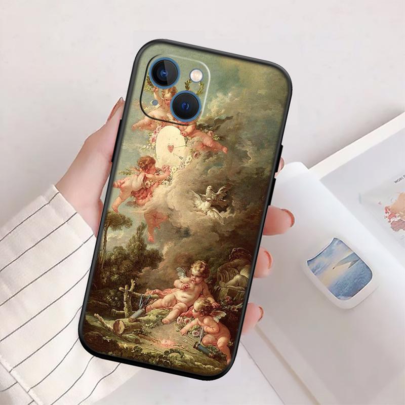 RP32 Fresco Adam Sculpture New High-End Shell Phone Case for Xiaomi Poco F8 M4 M5 M6 M7 X3 X6 X7 Pro GT NFC Ultra