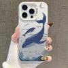 Высококачественный серебряный чехол для iPhone с изображением карпа кои для моделей iPhone 13/14 Pro/15 Pro Max/16 Pro/17
