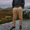 Мужские осенне-зимние утолщенные брюки для походов из материала Softshell, большие размеры, ветрозащитные и рипстоп, прямые длинные брюки