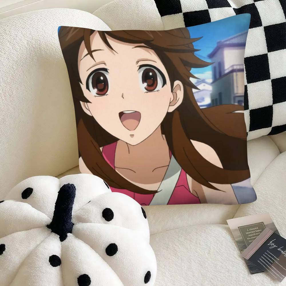 Аниме Чехол на подушку Glasslip Модный квадратный чехол на подушку Спальня Диван Гостиная Ins Декор Отдых