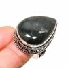 Larvikite Gemstone Handmade 925 Silver Plated Jewelry Ring Size 7