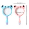 Kids Portable Magnifying Glass With Durable Plastic Frame For Educational Use And Exploration