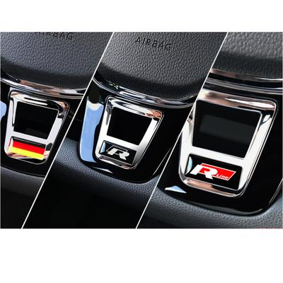 Накладка на рулевое колесо автомобиля, наклейка с эмблемой R Line для Golf 7 7,5 Mk7 Arteon Jetta Tiguan Passat B8