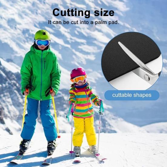 1/2/4/6/8 шт. Накладки на голень для лыж 5 мм Утолщенная пена Защита голени для сноуборда Отрезаемые Облегчение боли в ногах Портативные Зимние виды спорта Подкладка для лыжного ботинка Защита голени