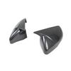 For Ford Edge 2015- Car Rearview Side Mirror Cover Wing Cap Exterior Door Housing Shell Trim ABS Carbon Fiber/Gloss Black
