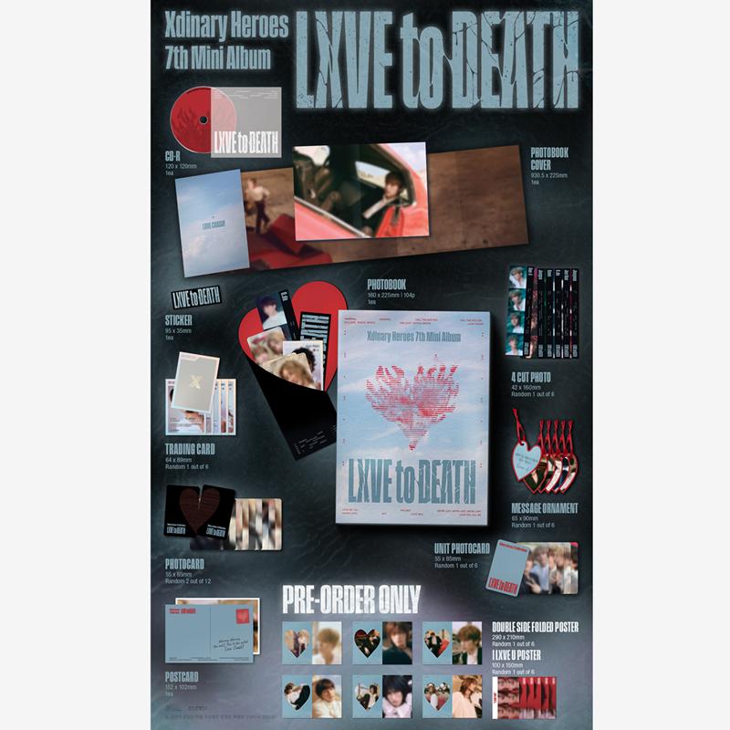 [Pre-order]Xdinary Heroes - Mini 7th Album [LXVE To DEATH](Online Benefit)