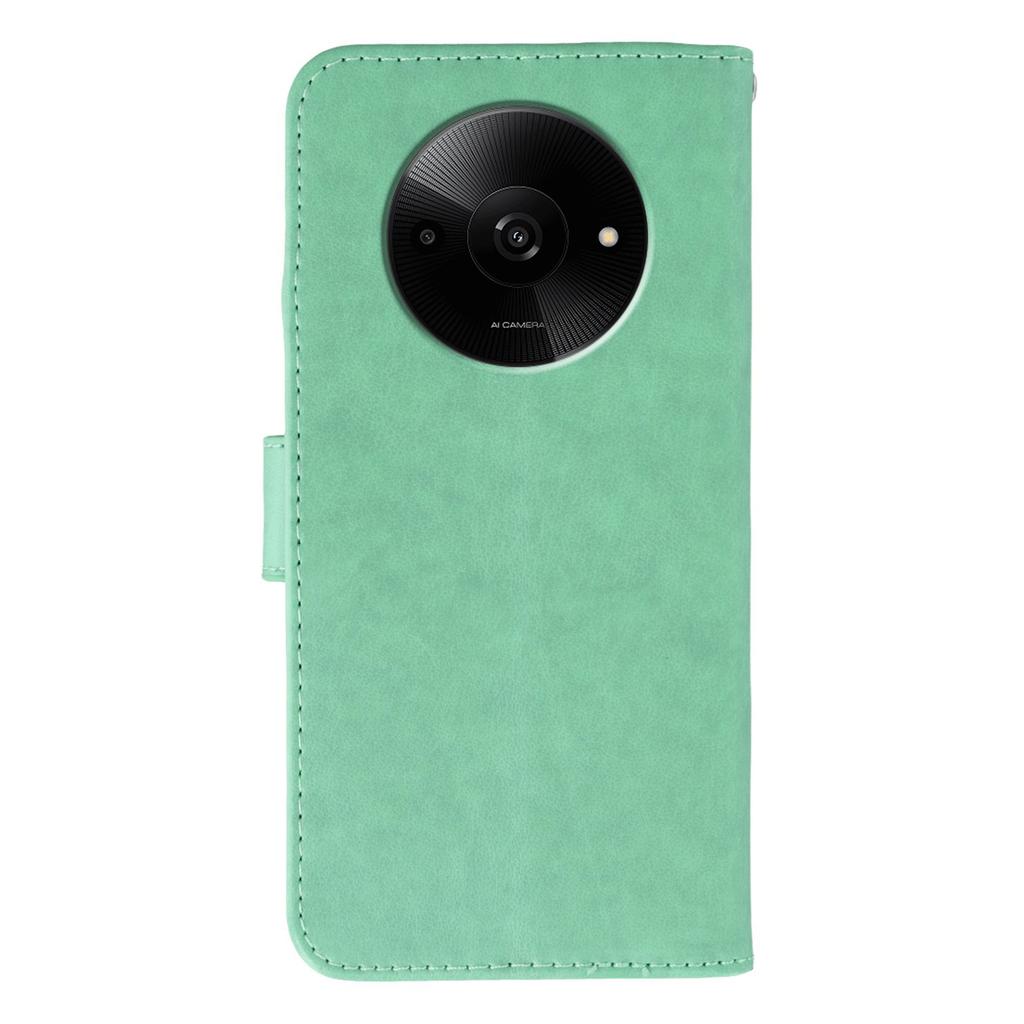 Чехлы для Xiaomi Poco C61 4G/Redmi A3 4G/A3x 4G PU кожаный откидной кошелек чехол для телефона со шнурком