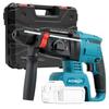 Аккумуляторная ударная дрель Перфоратор для Makita 18 В, оснащенный бесщеточным двигателем для прямого и обратного вращения Аккумуляторная ударная дрель для сверления