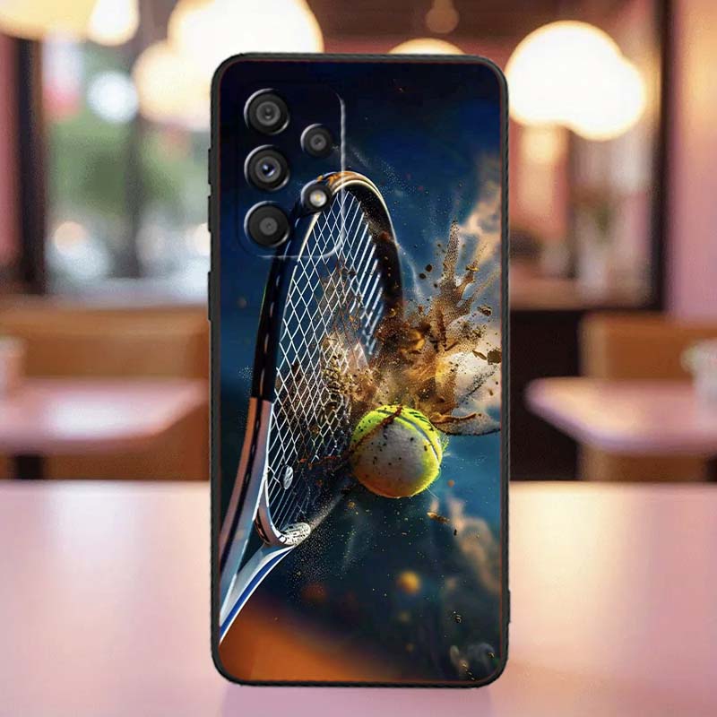 Спортивный стиль Чехол для Samsung A41 A35 A34 A33 A32 A25 A24 A23 A21s A06 A05 A04 A03 Note 10 20 Ultra 5G Черный