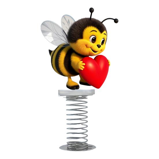 2D Swing Animal Decoration with Spring Acrylic Flat Cartoon Cat Ornament Car Dashboard