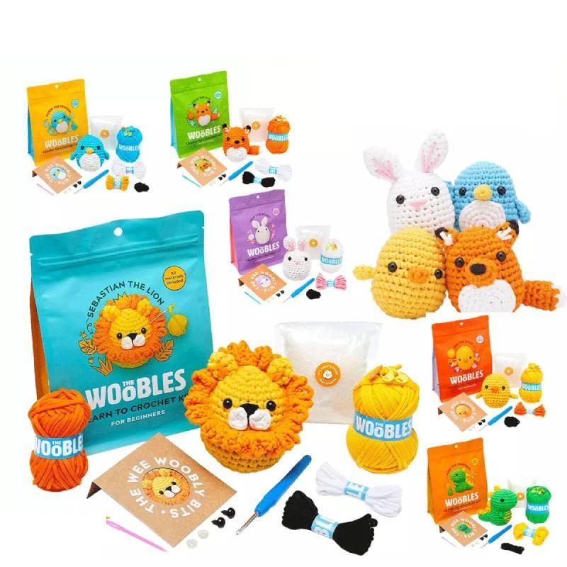 Набор для начинающих вязальщиков крючком с увлекательными видеоуроками для создания животных своими руками в весеннем сезоне 2023 года