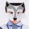 Костюм Лисы Волка Комплект Уши Хвост Маска Волка Животное Карнавальный Костюм Набор Аксессуары Дети Взрослые Хэллоуин Косплей Реквизит