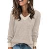 Women's Solid-color Fashionable Long-sleeved Top