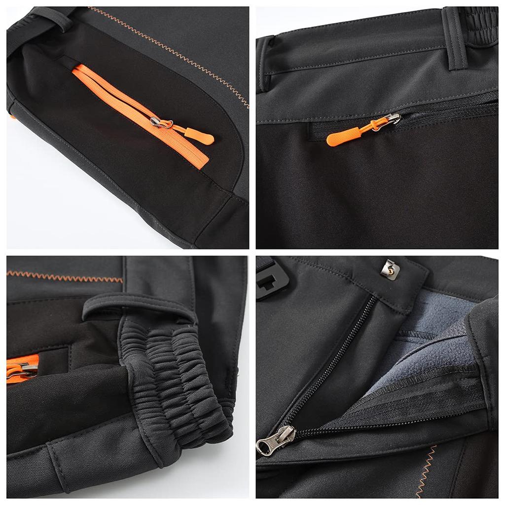 Альпинизм Открытый Длинные матовые холодные и спортивные рабочие брюки 02 L [YSENTO] Осенние/зимние брюки, мужские брюки, водонепроницаемые, подкладка, плотные, дышащие,