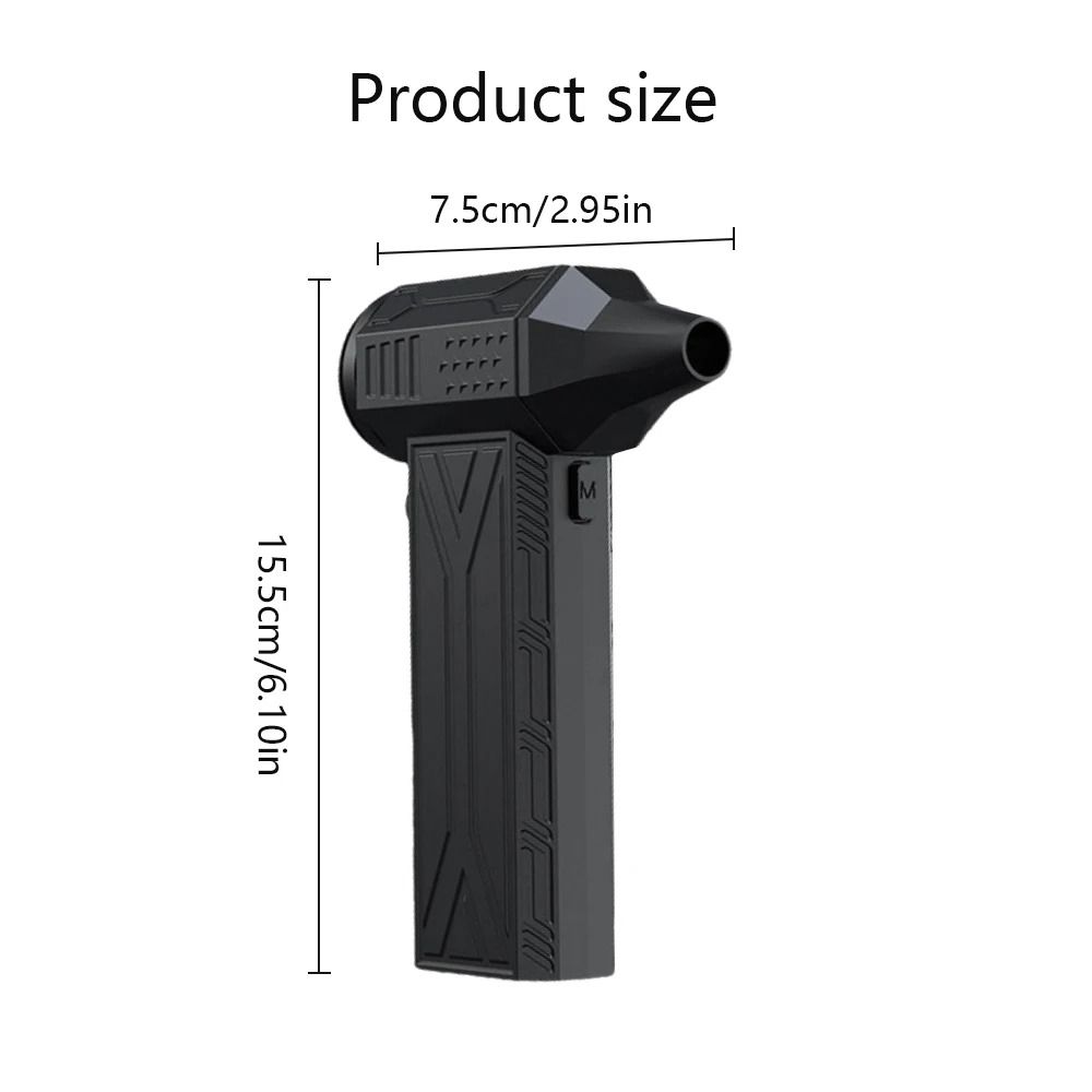 52m/s Turbo Violent Fan Brushless Motor Wireless Handheld Fan Powerful Air Blower Blowing Snow
