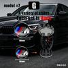 Hot For BMW M  4Pcs 56mm-68mm Car Wheel Center Caps For BMW Alpina M X1 X3 X5 X6 X7 E60 E92 E71 E70 E46 F34 G30 G70 G08 G05 G06 G01 G02 G31/G38
