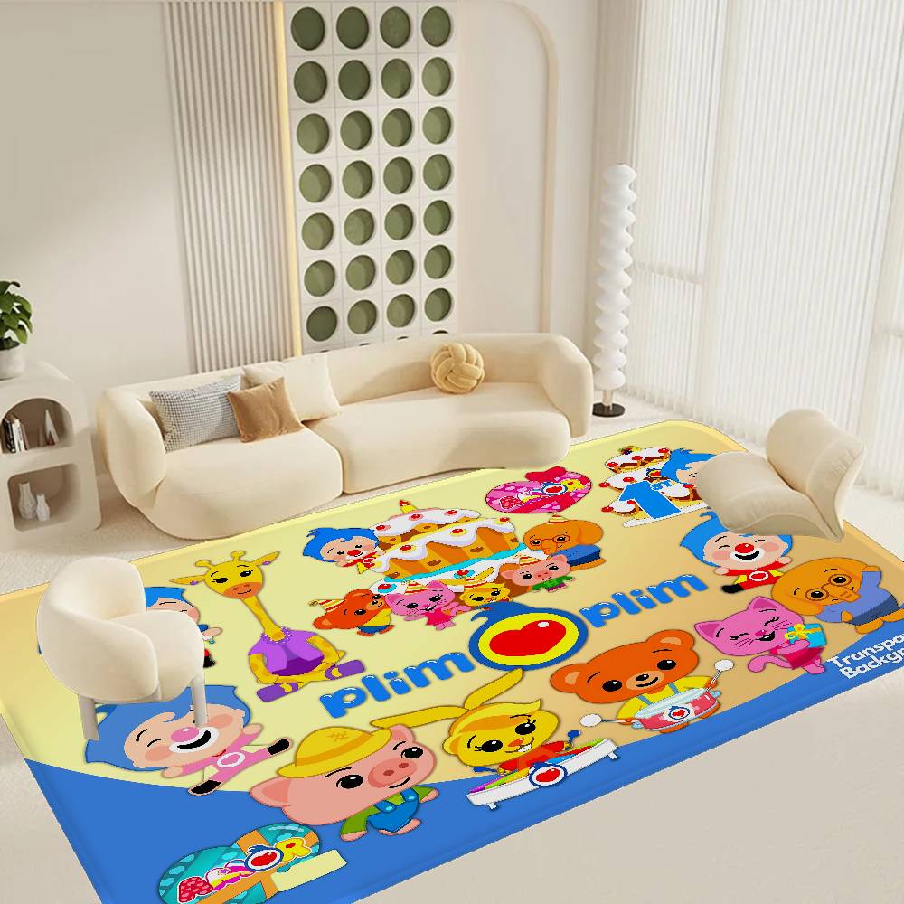 P-Plim P-Plim Floor Mat Cheaper Anti-slip Modern Living Room Balcony Printed Bedside Mats