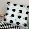 Small Coal Ball Pillow Case Square Pillow Bedroom Sofa Leisure Comfort Cushion Car Living Room Home Decoration