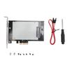 PCIE To U.2 Adapter Card PCIE3.0 X4 To SATA Adapter Card Hard Disk Adapter Card for 2.5 Inch U.2