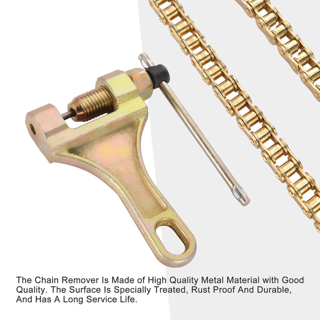 Motorcycle & Go-Kart 420-530 Chain Breaker Tool - Black, Universal Fit