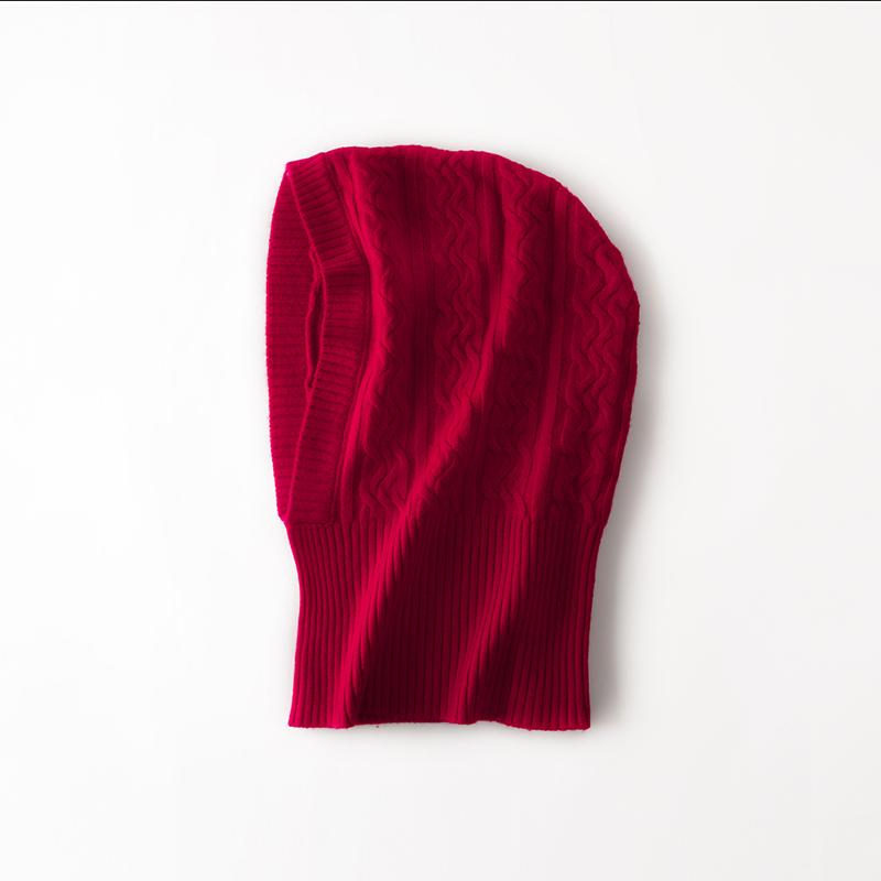 Унисекс 100% Шерстяная Вязаная Балаклава Зимняя Защита Ушей Лица Шеи Цельный Шарф Шапка Мягкие Теплые Шапки с Капюшоном Вязаный Воротник-Снуд