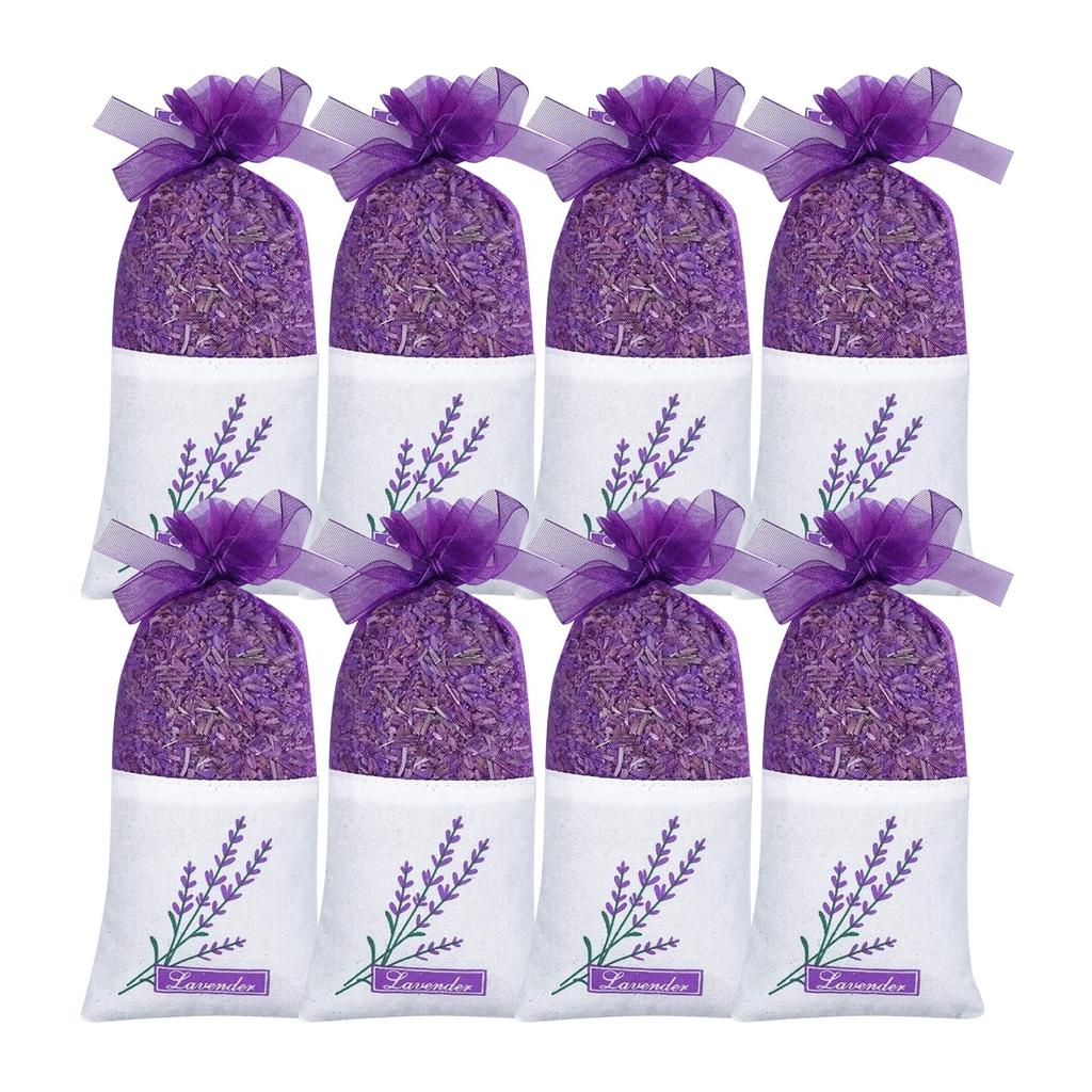 8pc Moth-proof For Drawers And Closets Home Natural Clothing Moth-proof Agent Lavender Dried Flowers