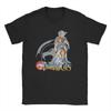 Мужские и женские футболки с логотипом мультфильмов и аниме 80-х Thundercats Винтажные футболки с коротким рукавом и круглым вырезом Чистый хлопок Летние топы