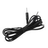 5PCS Electrode Wires 1 for 2 2.5mm Electrode Lead Wire for Digital Treatment Machine 3.9ft Black