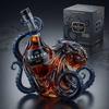 Стеклянная Бутылка Морское Чудовище Осьминог Ром Винная Бутылка Украшение Бар Любители Вина Коллекция Искусства Украшение Декантер Вино