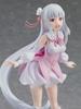 POP UP PARADE Re Life In a Different World from Zero Emilia Memory Snow Plastic Painted Complete Figure Ver. Non-scale