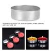 50 Pcs Sliver Candle Mold Container Aluminum Aluminum Candle Shells  Candy Storage