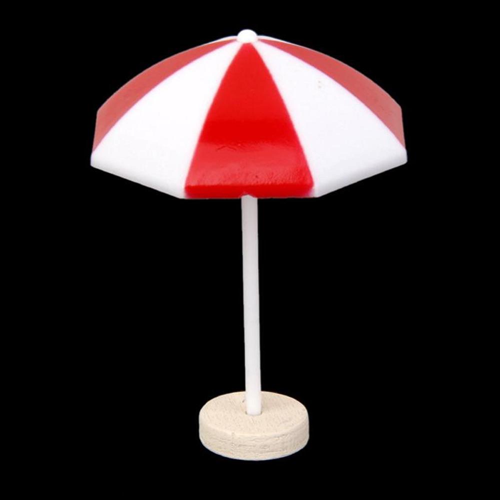 Landscape Ornaments Fairy Garden Dollhouse Beach Micro Landscape Seascape Decoration Sun Umbrella